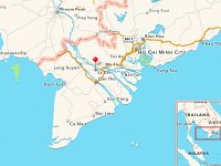 Location Map   The village of Sa Dec on the Mekong River in southern Vietnam.