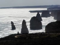 Silhouettes   As we land the now familiar shapes appear.